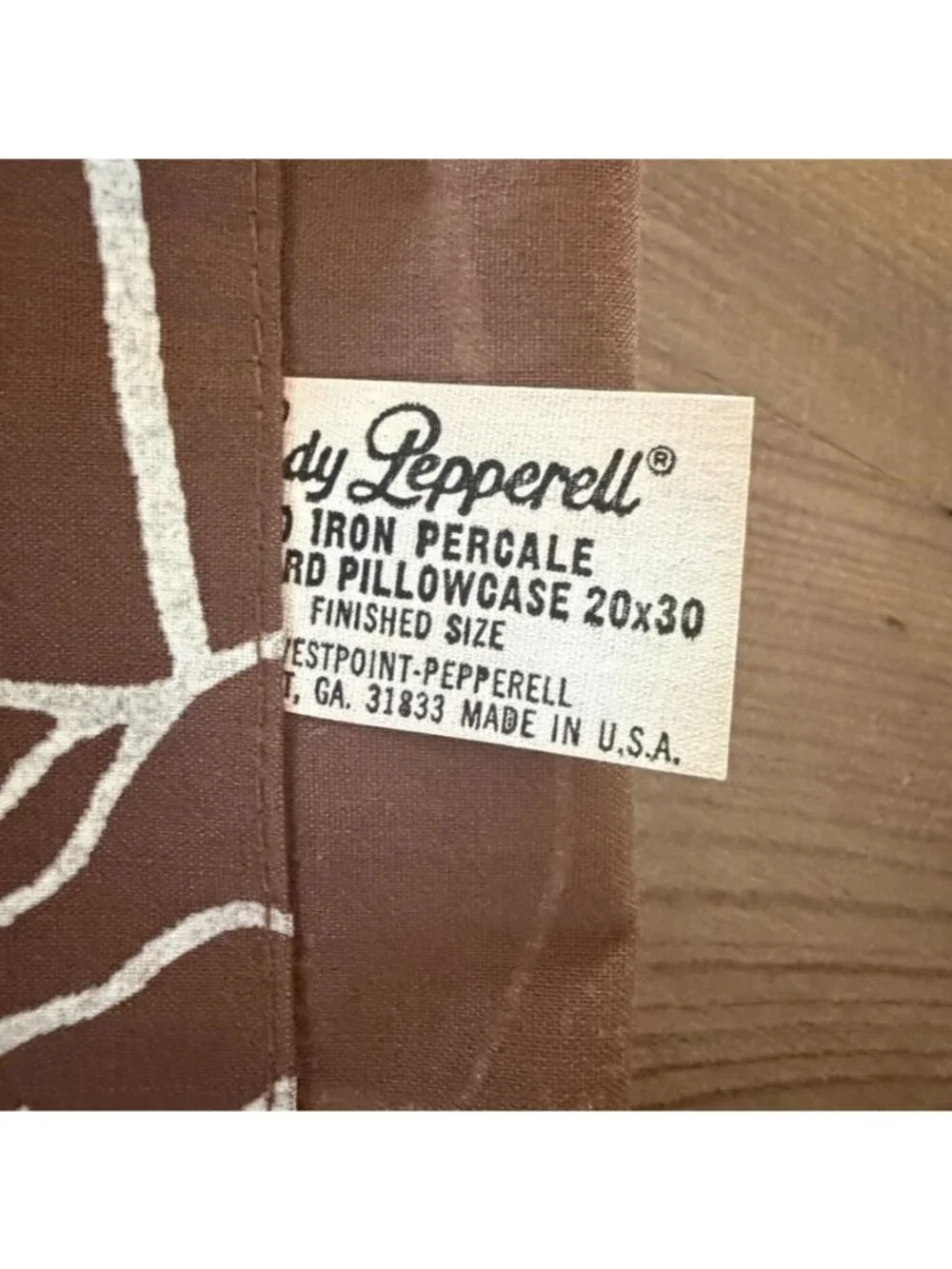 Lady Pepperell 1970s Mod Floral Twin Set Flat Fitted Sheet & Pillowcases Percale